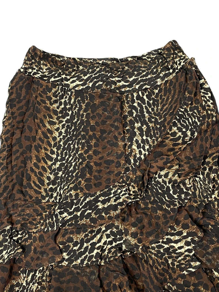 Dark Rebel Cross Velvet Mini Skirt (M)