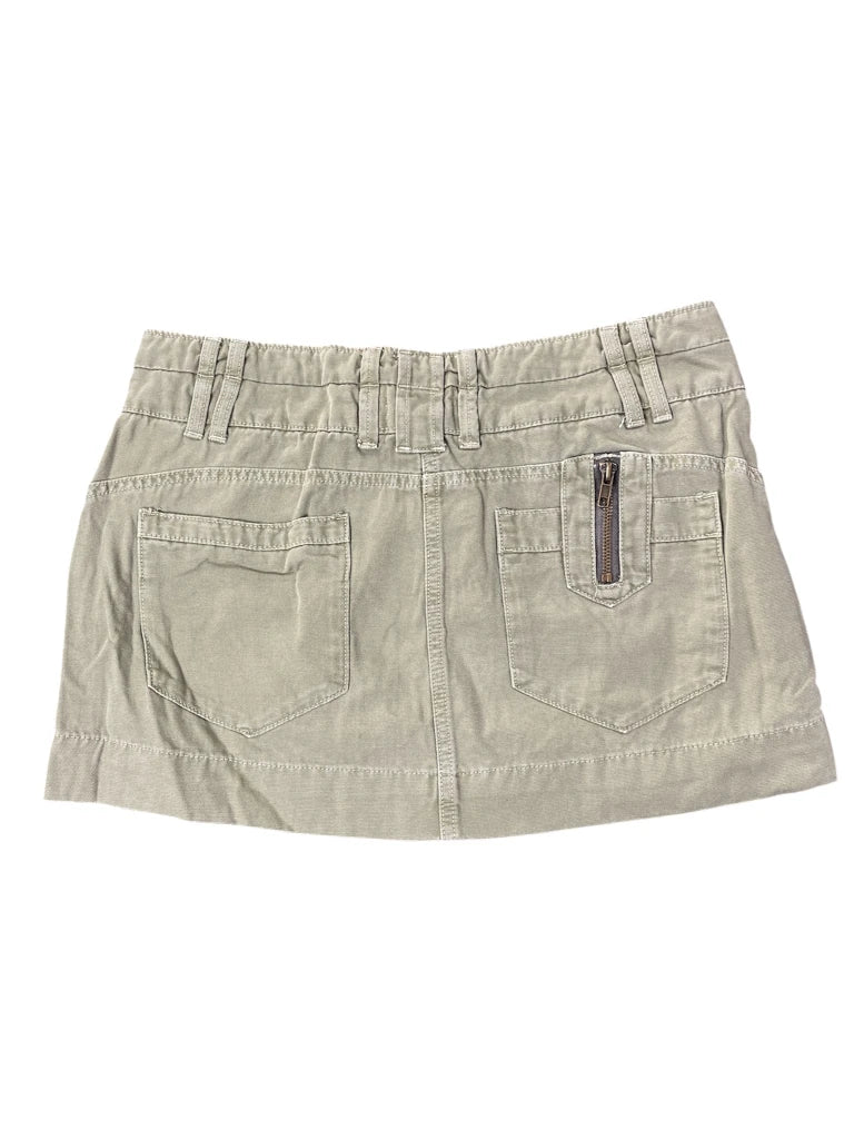 Garage Light Green Casual Skirt (M)