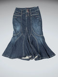 Candies Dark Washed Denim Skirt (S)