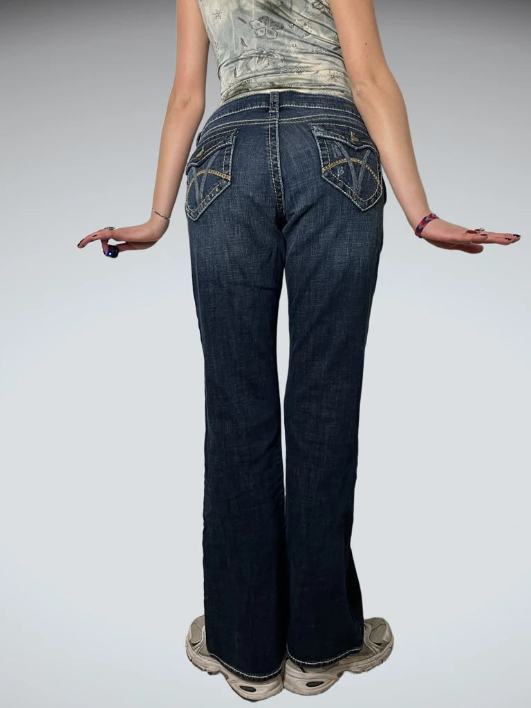 High rise bootcut