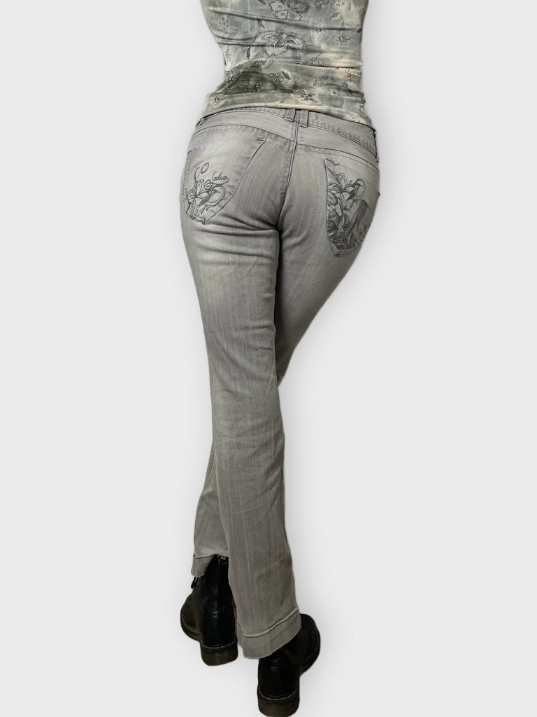 Narrow Straight Leg Pants (S)