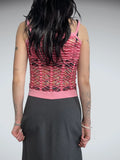 bubble gum pink top (M)