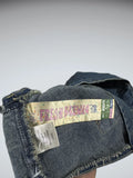 Retro Y2K Halter Neck Denim Vest (S)