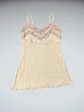 Beige Satin Sleep Top (S)