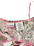 Pink Paisley Lace Trim Top (M)