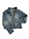 garage mood – cropped denim coat (M?)