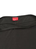Minimalist Black Flounce Skirt (S)