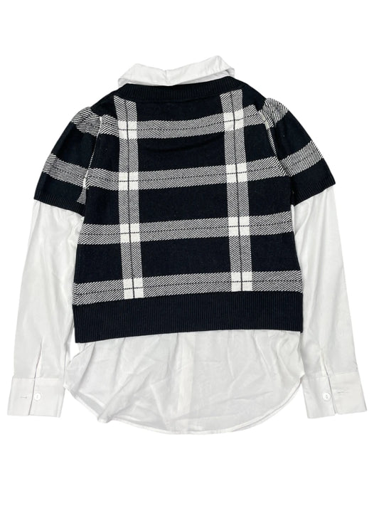 Rachel Zoe Checkered Black Sweater (XS)