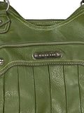 Rosetti Green Pleated Front Bag (ONESIZE)