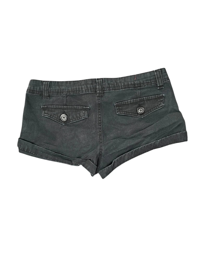 Wall Flower Black Vintage Chino Hotpants (L)