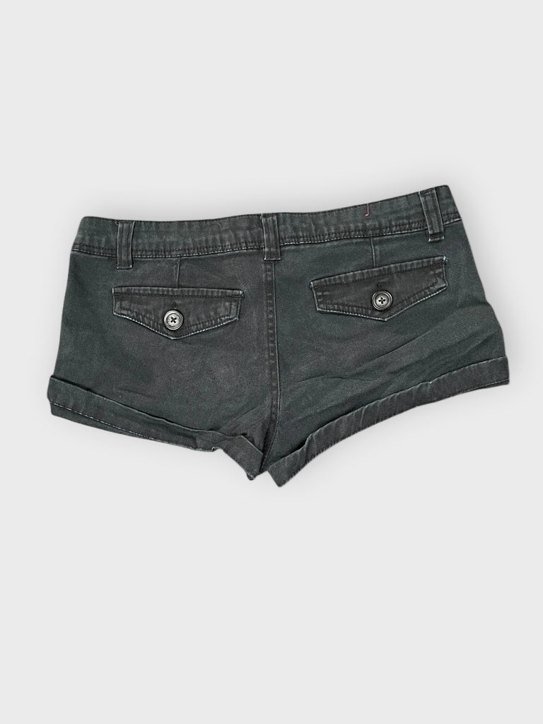 Wall Flower Black Vintage Chino Hotpants (L)