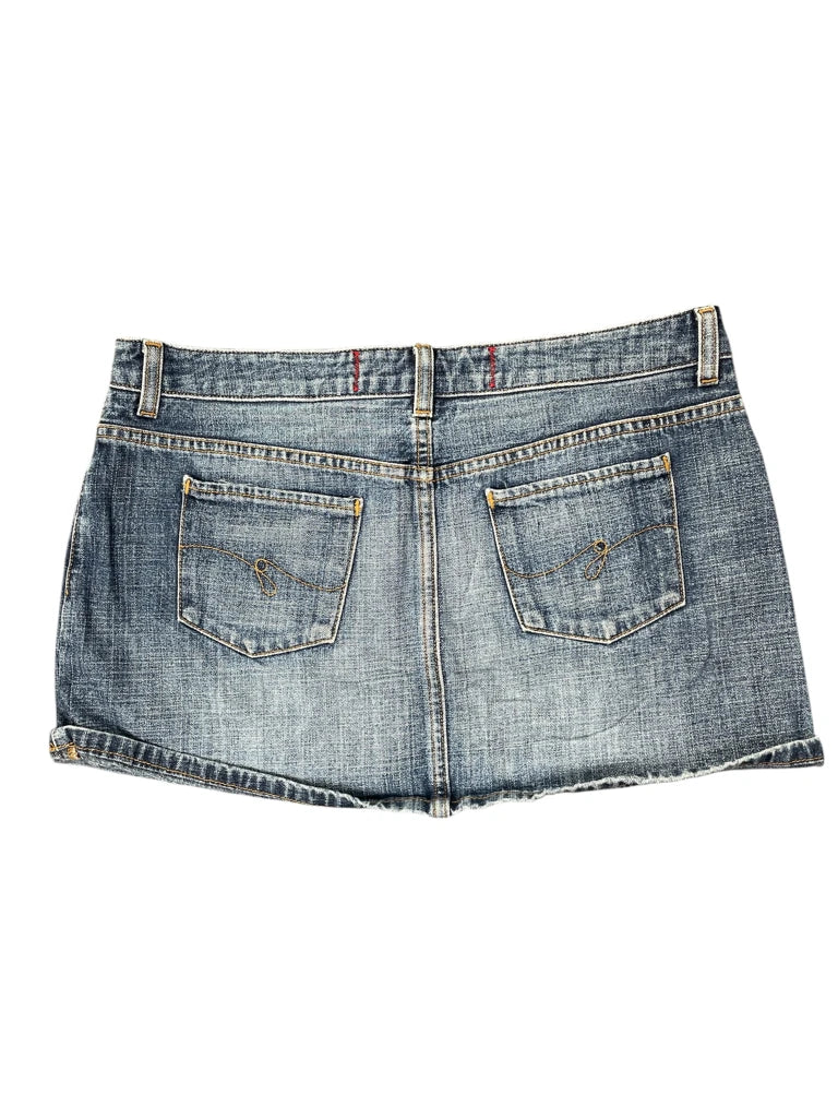 Guess Vintage Blue Denim Skirt (L)