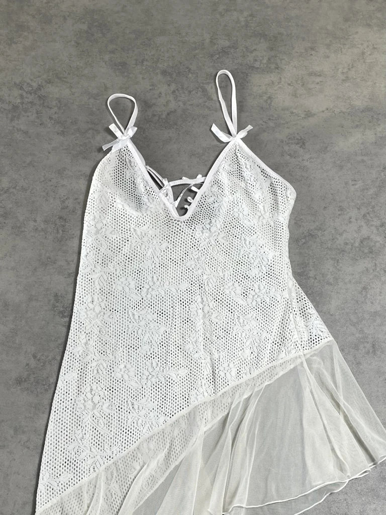 white lace dress (L)