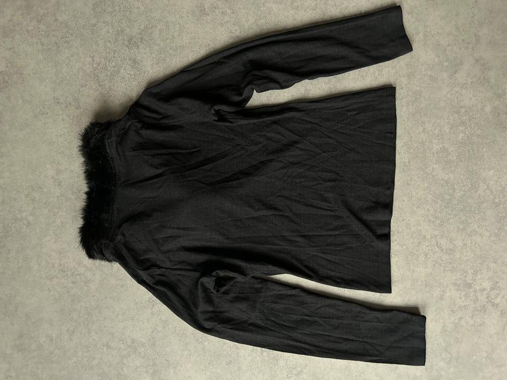 Y2K fur collar top