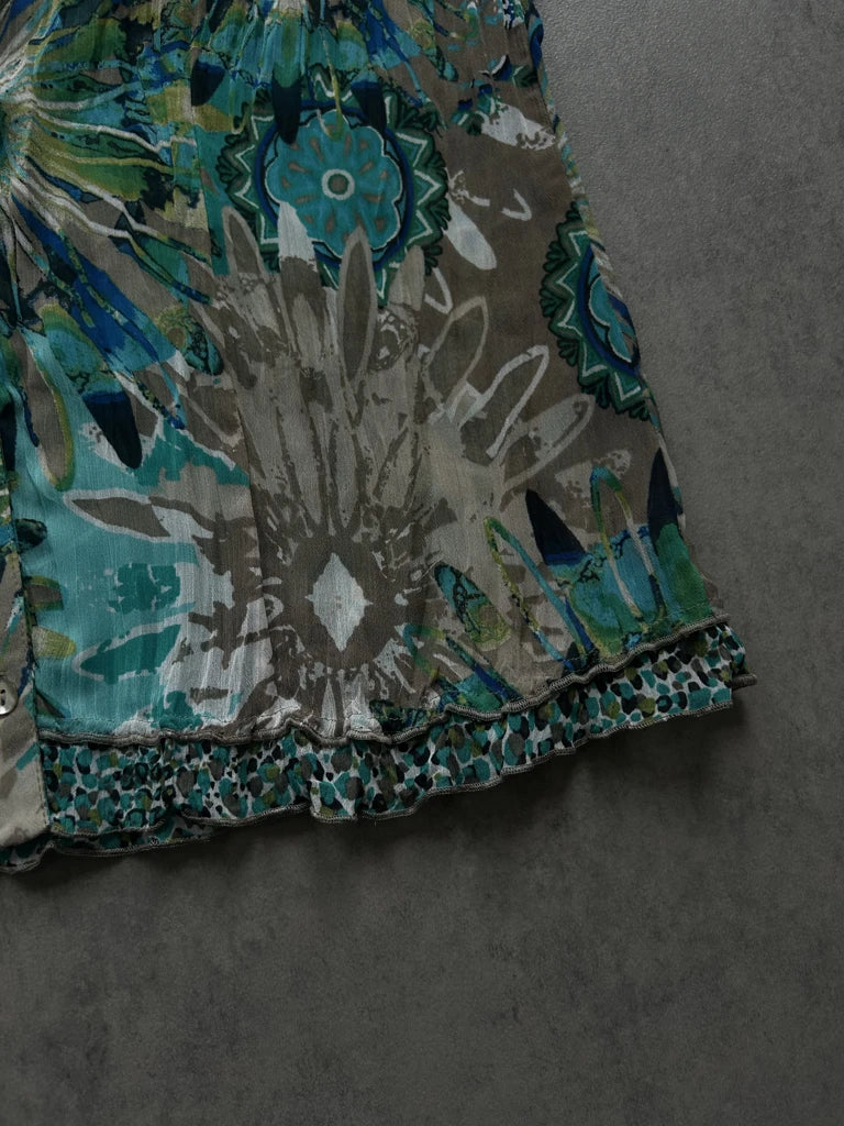 Colorful button up
