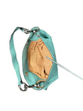 Turquoise Casual Zip Shoulder Bag (ONESIZE)