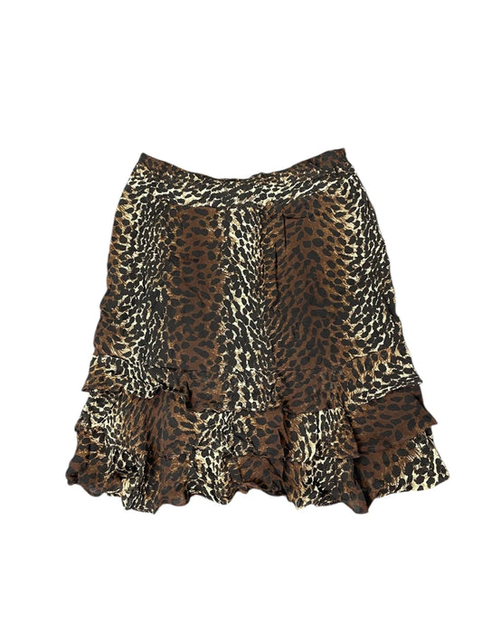 Dark Rebel Cross Velvet Mini Skirt (M)
