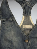 Hot Options Light Blue Denim Racerback Vest Women (M)