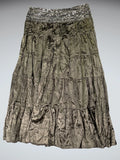 Classic green pleated skirt by Laura Petites (M)