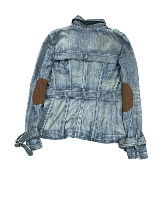 Deep Indigo Longline Vintage Denim Coat (L)