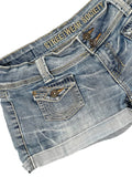 pocket style denim hotpants (M)