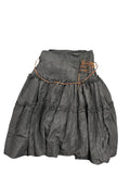 Noir Silhouette Long Skirt (XS)