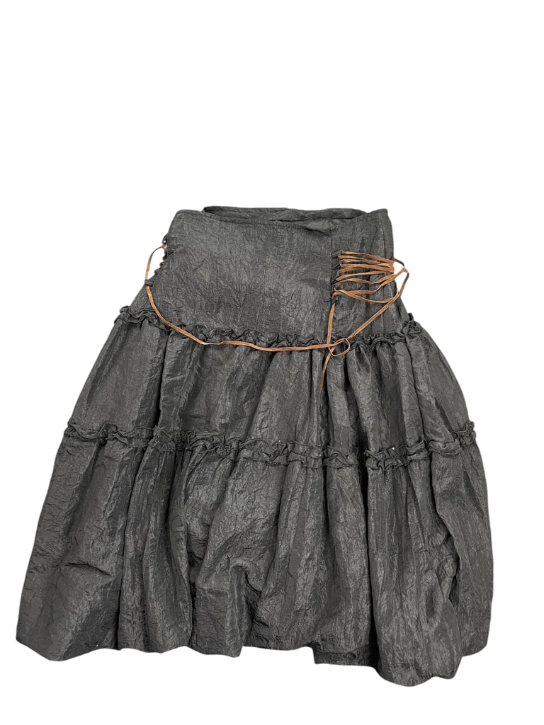 Noir Silhouette Long Skirt (XS)