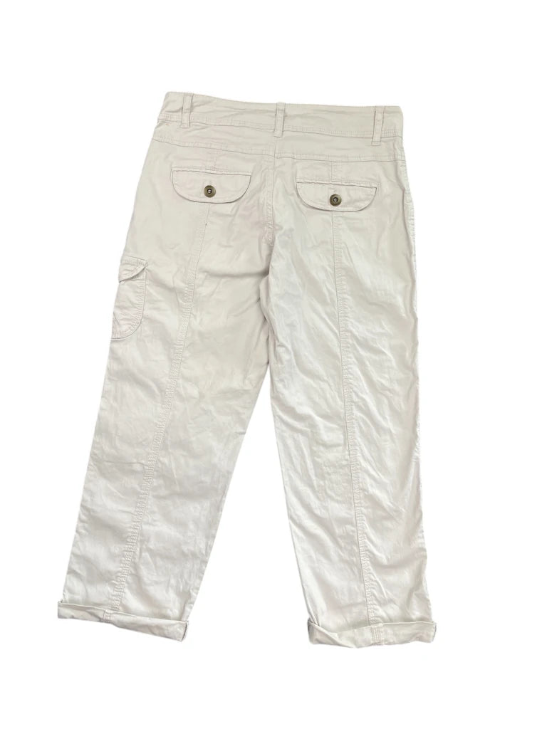 Camaieu White Cargo Pants (S)