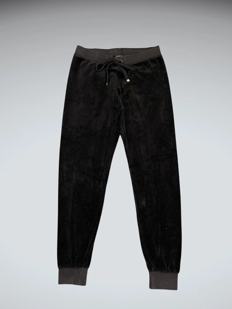 Juicy Couture Black Velour Pants (XS)