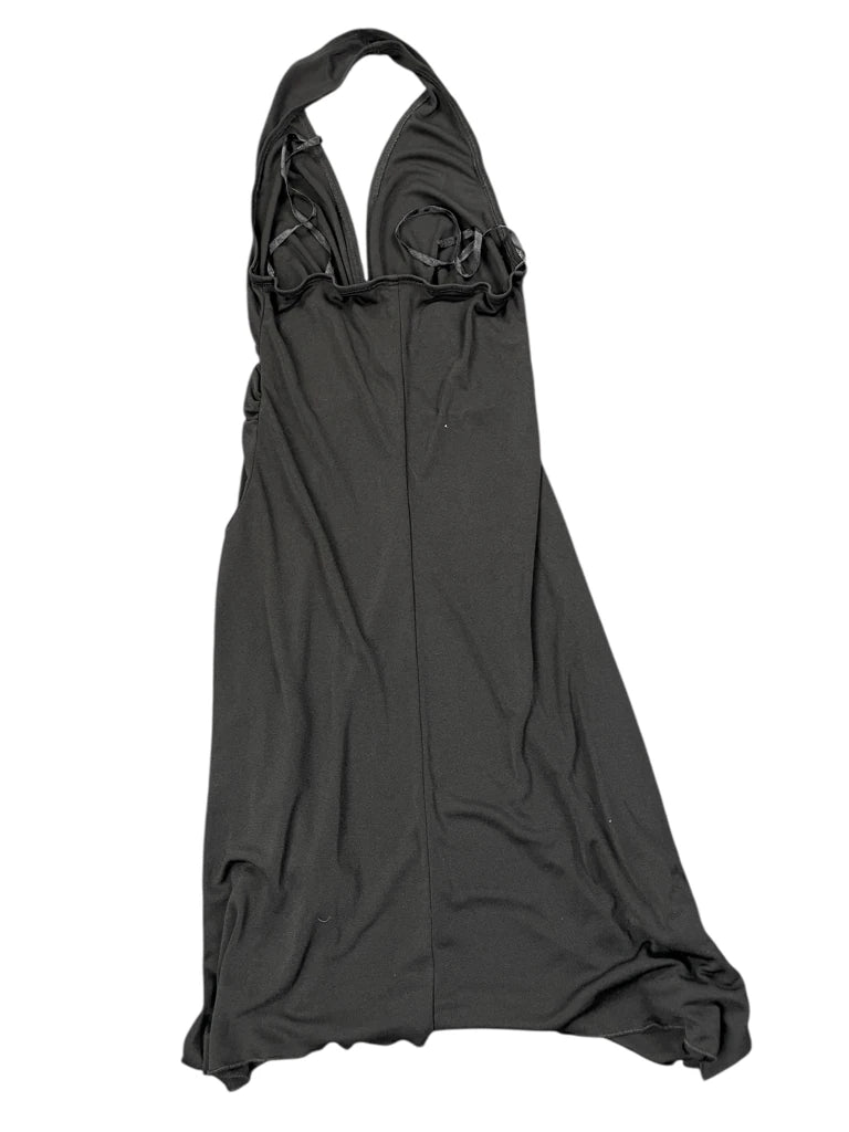 Rampage Black Halter Dress Top (S)