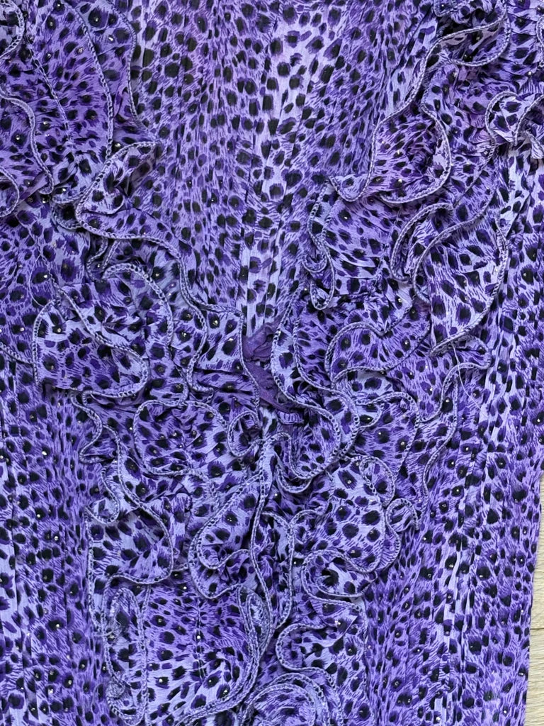 Y2K Leopard Top