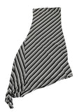 Black Asymmetric Skirt (XXS)