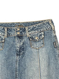 Silver Jeans Classic Denim Skirt (L)