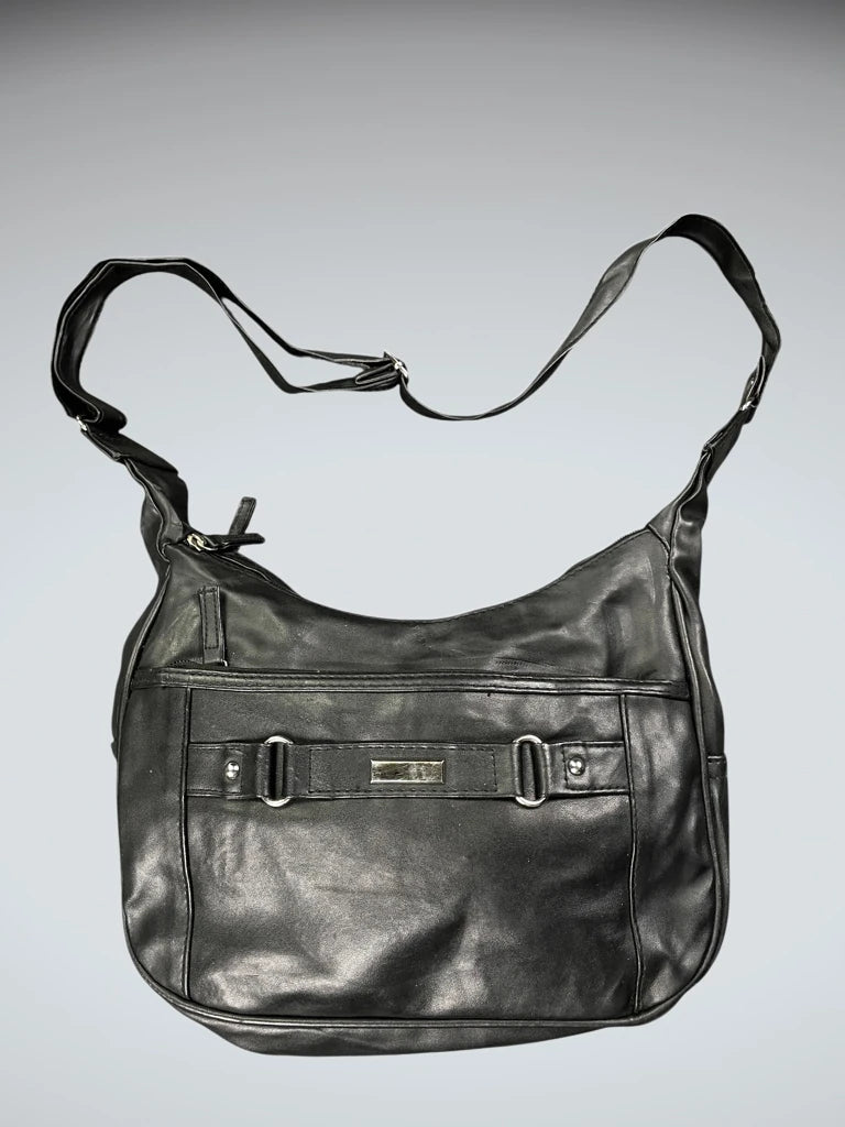 Black Minimalist Shoulder Bag (ONESIZE)