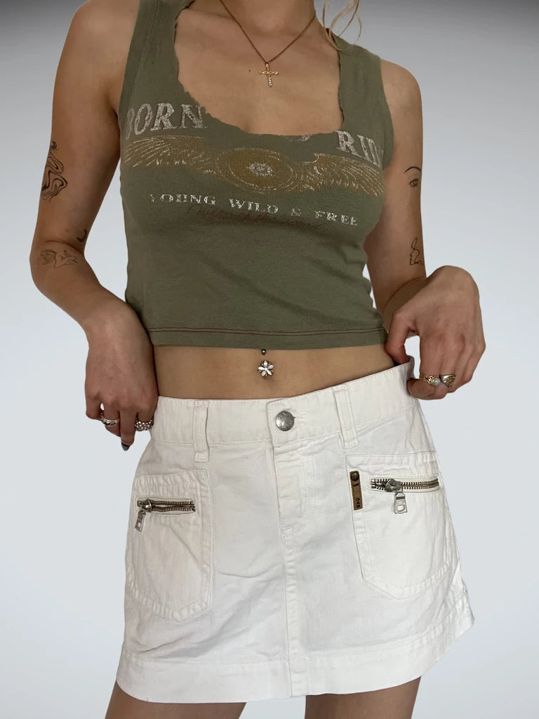 White Miniskirt