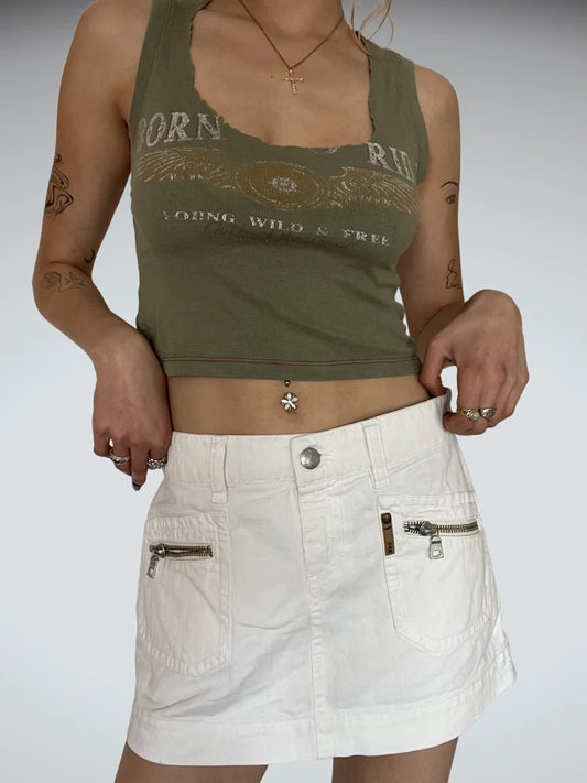 White Miniskirt