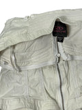 white zipper bustier top (XS)