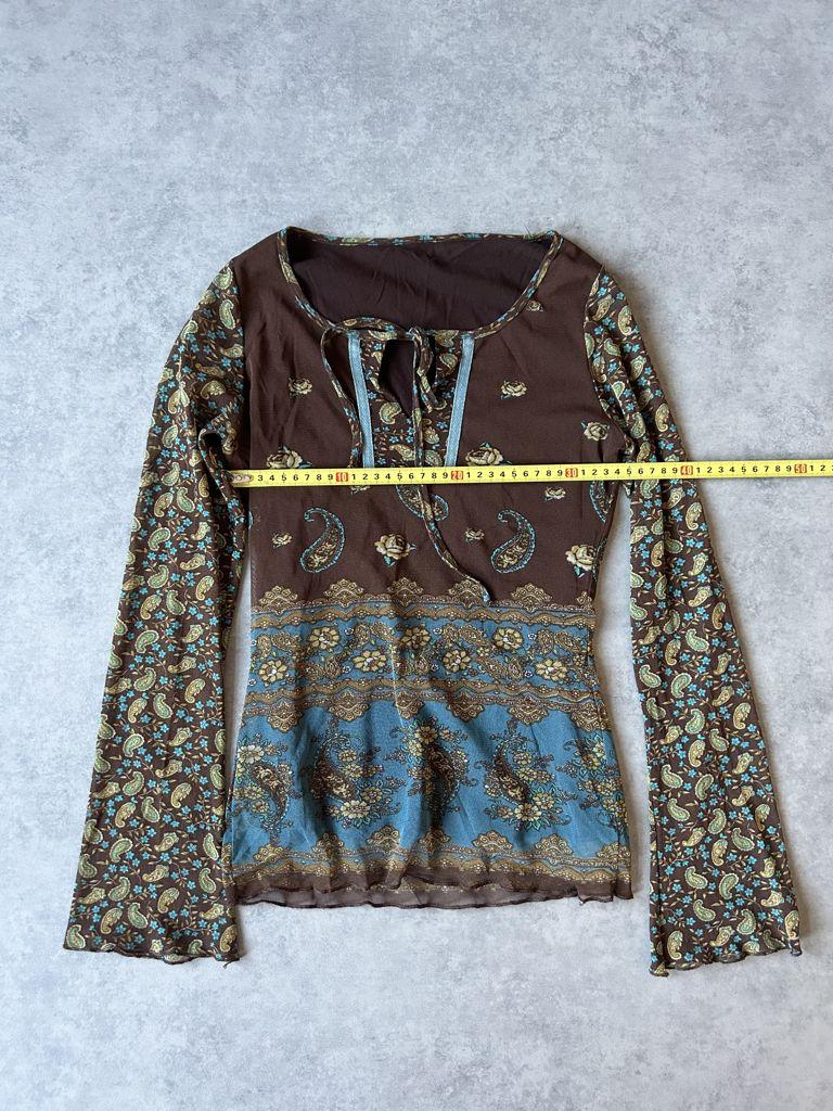 Y2K brown top