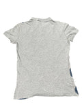 D&G Grey Navy Argyle Polo Shirt (L)