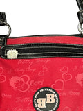 Betty Boop Red Graphic Tote Bag (ONESIZE)