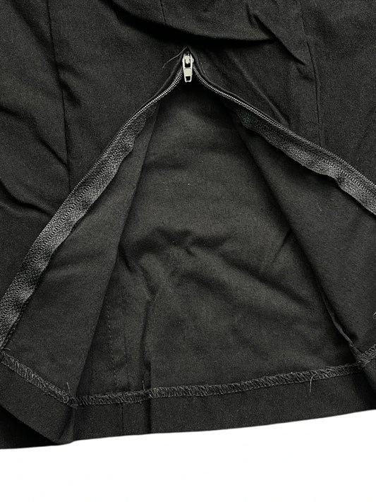 Black Zip Corset Top (S)