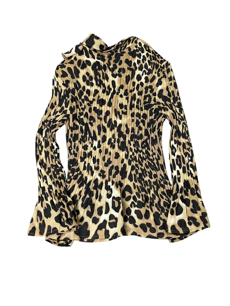 sunny leigh leopard summer dress (M)