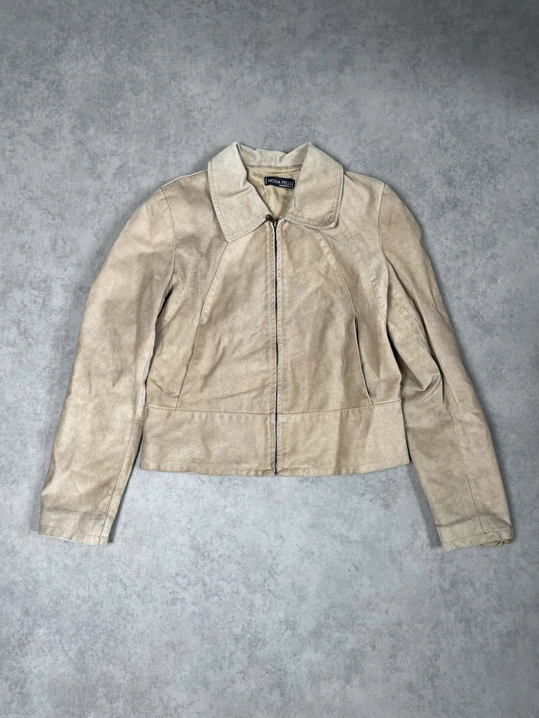 Moda Pelle Beige Jacket
