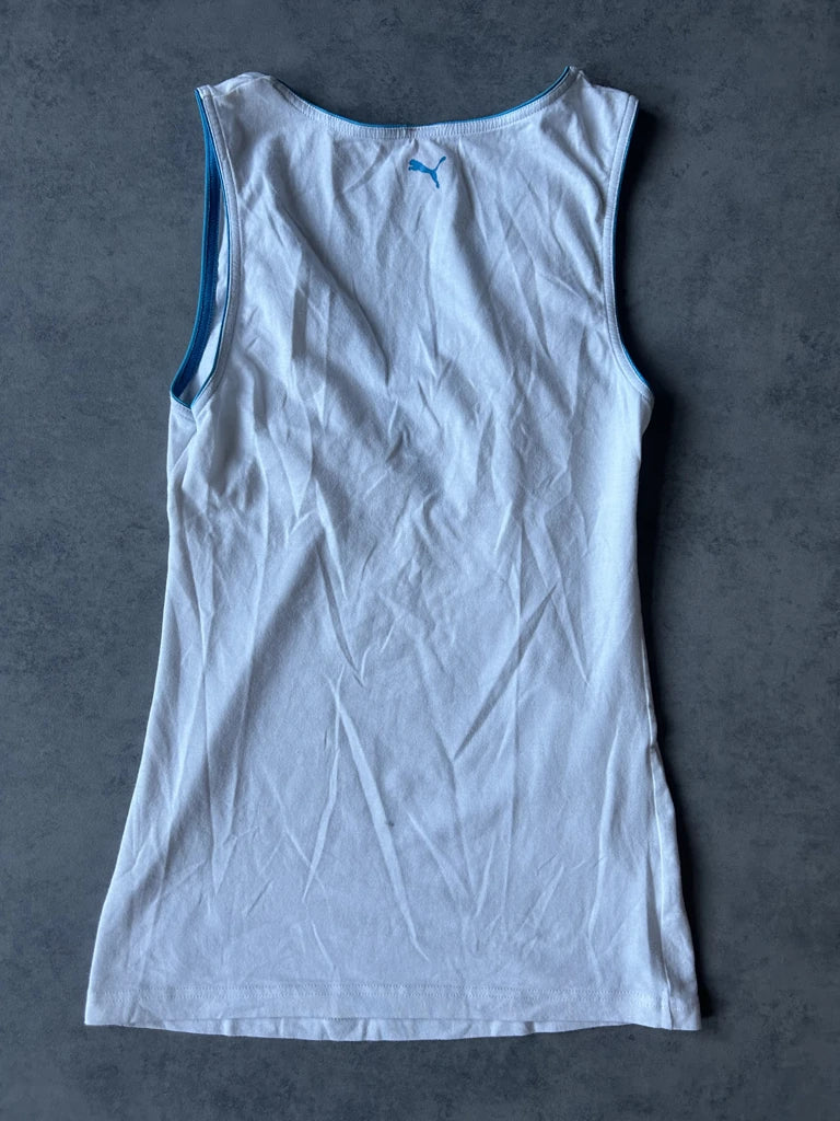 White puma v-neck