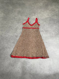 leopard print dress (S)