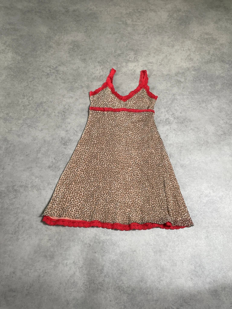 leopard print dress (S)