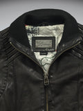 Mlackkage Black Lamb Leather Style Jacket (XS)