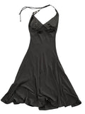 Ruby Rox Sleek Black Mini Dress (S)