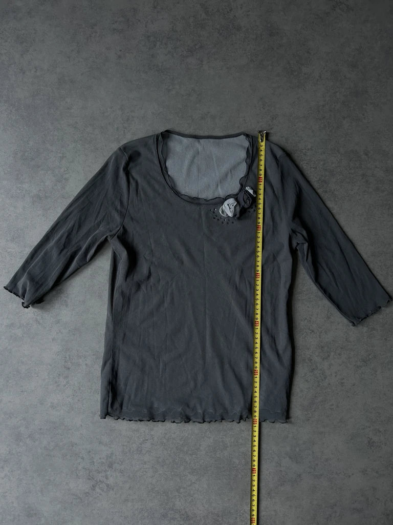 Vintage mesh top