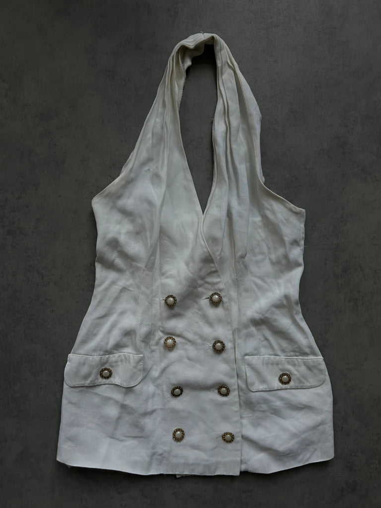 Halter neck vest